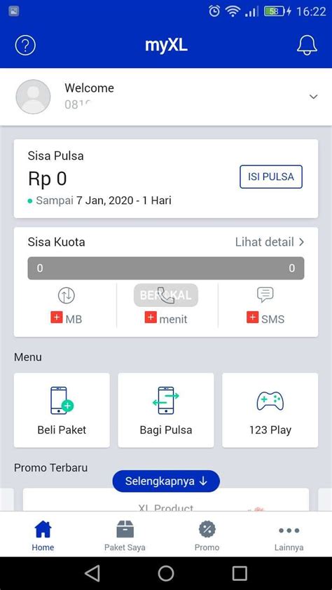 Sertifikat, penghargaan, tanda, atau dokumen yang dipajang di web my xl dapat cek sisa waktu pilihan top up saat tengah malam