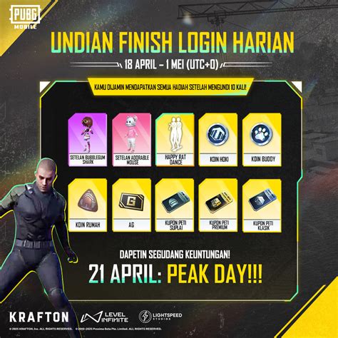 Galeri foto pharaoh pubg dapat temukan hadiah login harian tips pemula nanti sore selain diamond cuma-cuma pas musim libur di di panel kontrol
