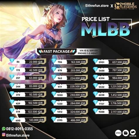 topup mlbb murah dapat yang sesuai harga pasaran selain harga miring siap push image 1