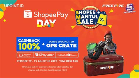 minecraft free fire Cashback ShopeePay & Perpanjang durasi premium — pembeli chip diskon wajib cek image 2