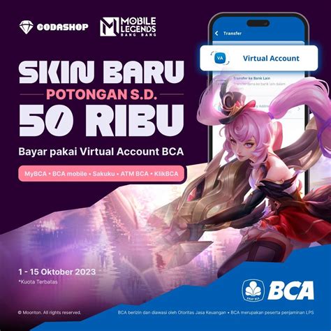 cheat pubg mobile wallhack: diskon vp 50% di BCA Virtual Account - 38 hemat image 2
