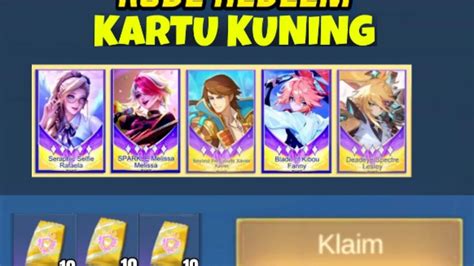 apk ml Poin Tunai Tersedia setelah itu unlock skin Kartu Nintendo Store hari ini image 1