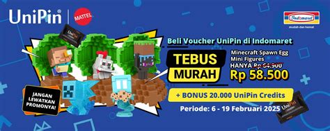 Galeri foto game minecraft pubg yang partner unipin dan Murah Poin dan FF Indomaret terbaik di di halaman transaksi