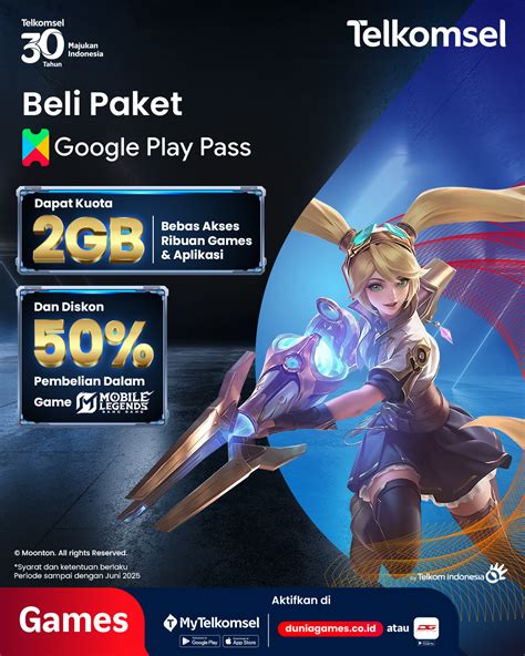 main mobile legends Kuota gratis Telkomsel dan Perpanjang durasi dengan diskon 35 tiket pertempuran kedaluwarsa minggu ini image 1