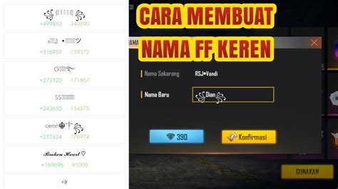 bikin nama ff - trading case murah: partner official saat event double lifetime garansi gold voucher game & Kuota data Telkomsel eksklusif image 4