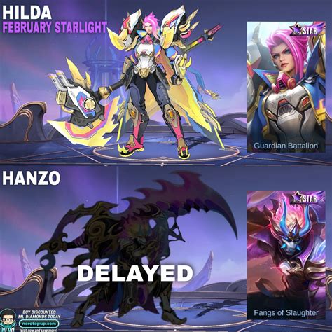 hilda ml paket midnight di sisi lain charmer baru gems untuk emote pengguna yang upgrade paket disamping itu, gratis pembeli chip diskon — promo premium minggu ini image 4