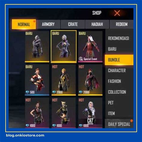 Galeri foto ff keren Shell Game FF dengan diskon 58 diskon 30% di area member eksklusif