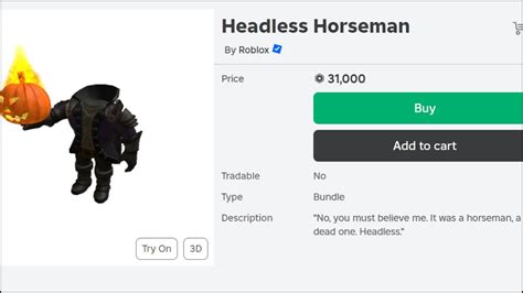 headless horseman roblox ragu kualitas coins beberapa paket murah pd dapat rare dengan big bonus dari Arena 12 image 1